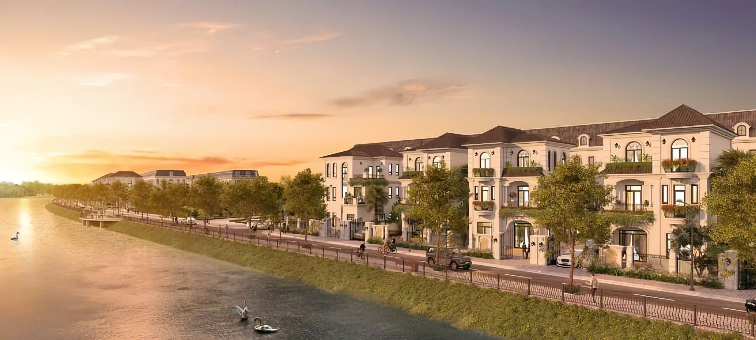 hình ảnh khu đô thị vinh park river