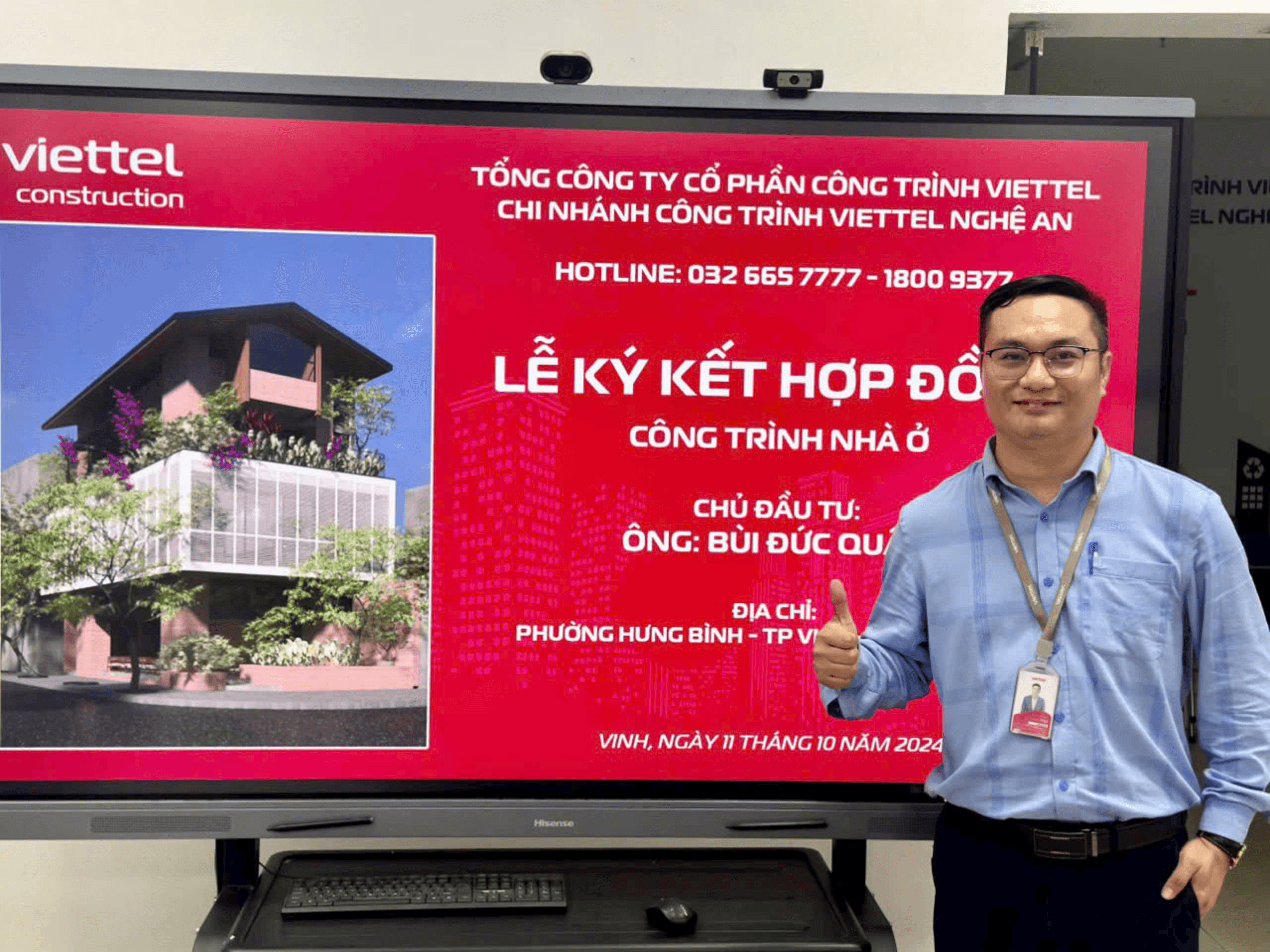 hợp đồng công trình nhà ở viettel construction