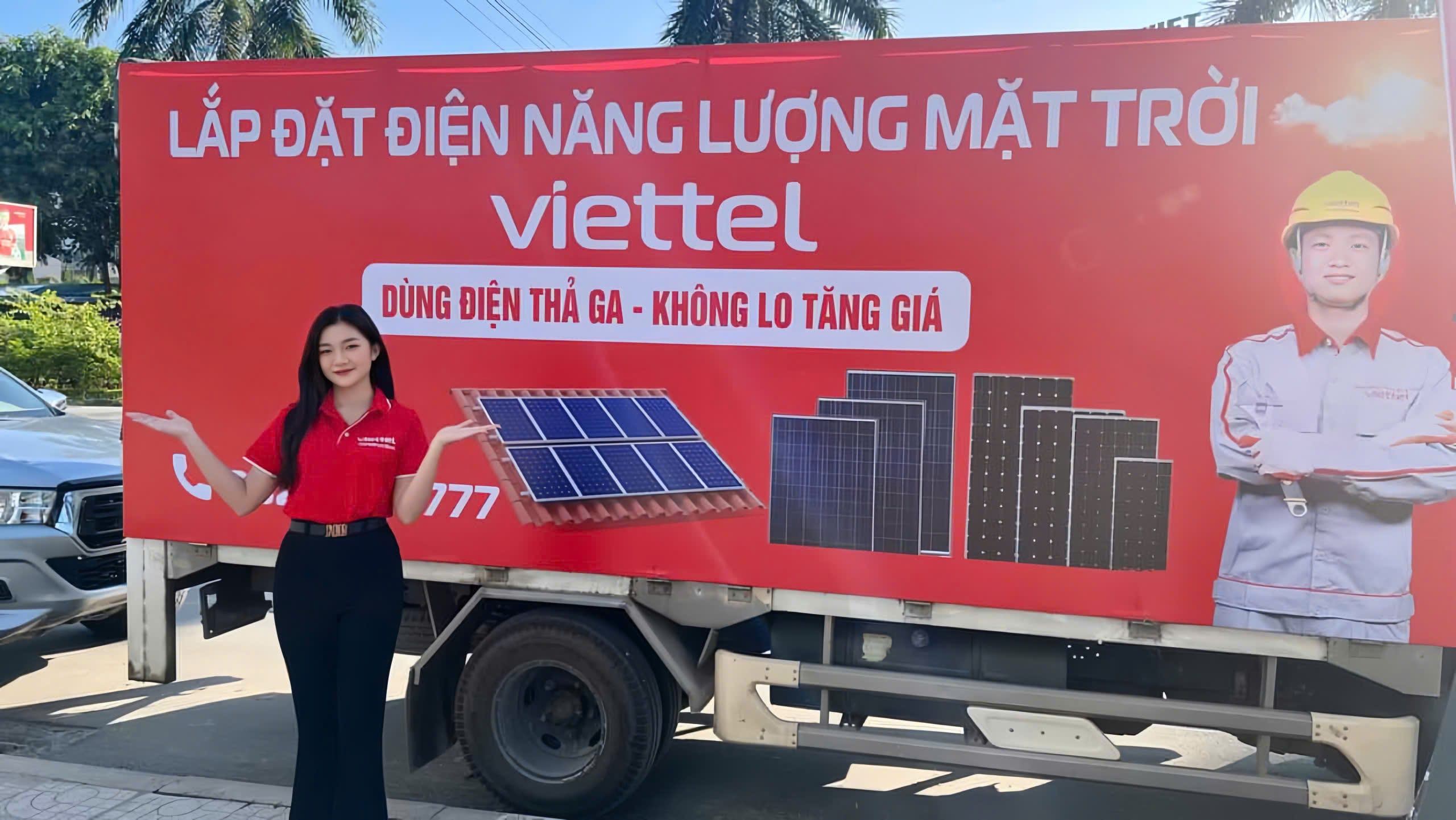 quảng cáo điện mặt trời viettel